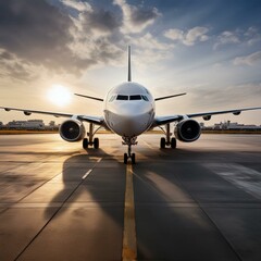 Naklejka premium Big airplane