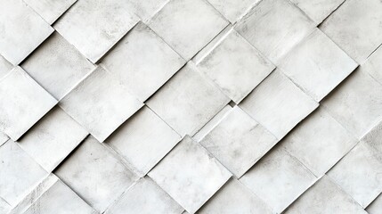 A textured backdrop of interwoven gray and white tiles creating a modern and sophisticated design element for interior spaces