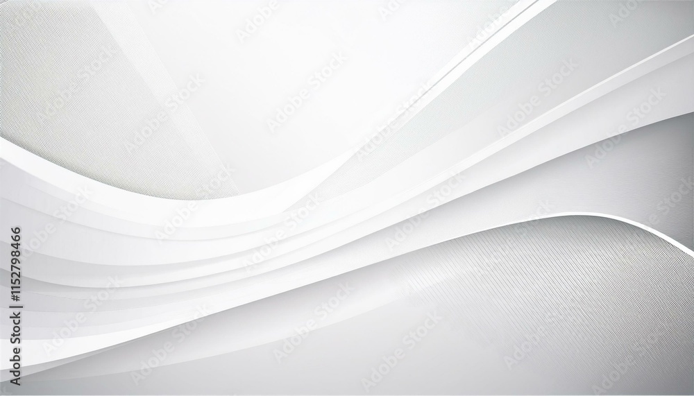 Poster white abstract background vector, modern corporate concept. generated image