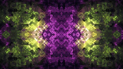 Intricately Detailed Digital Painting: Vibrant Abstract Kaleidoscope Artwork. AI Generated