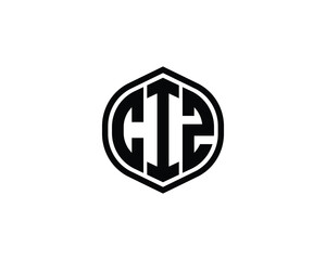 CIZ logo design vector template. CIZ