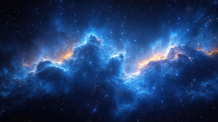 Starry Night Sky with Milky Way
