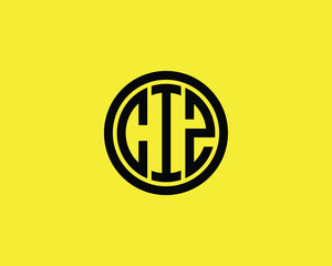 CIZ logo design vector template. CIZ