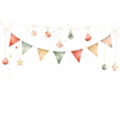 bunting garland clipart icon