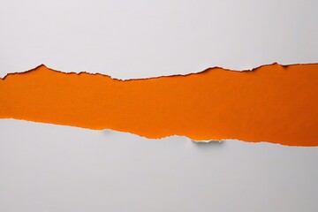 there is a piece of paper that has been torn off