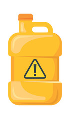 Hazard toxic chemical substance container