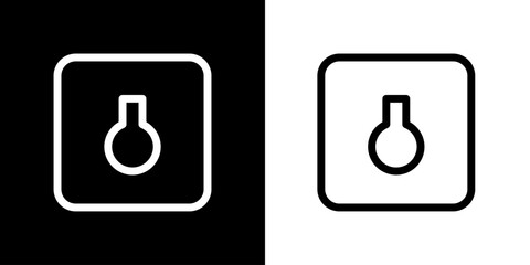 Keyhole icon. Password. Hole to open. Black logo. Draw lines. Silhouette