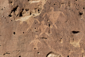 Crow Canyon Petroglyphs, located  near Bloomfield, New Mexico