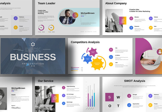 Business Pitch Presentation Leyout