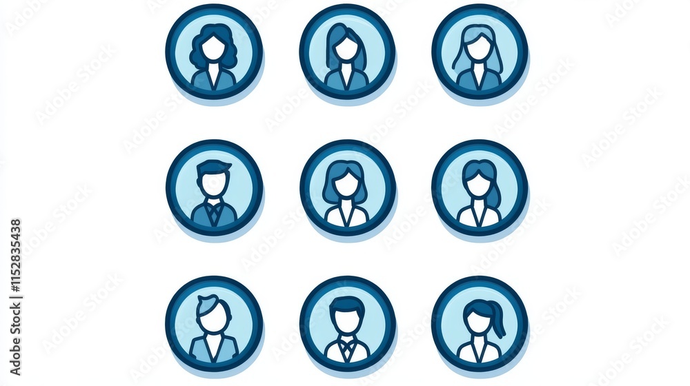 Poster simple set of people management related vector line icons. contains such icons as task manager, qual