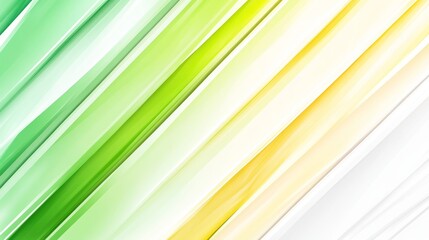 Fototapeta premium Abstract Diagonal Lines Green Yellow White Gradient Background