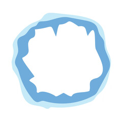 Snow caps of roofs vector illustration design