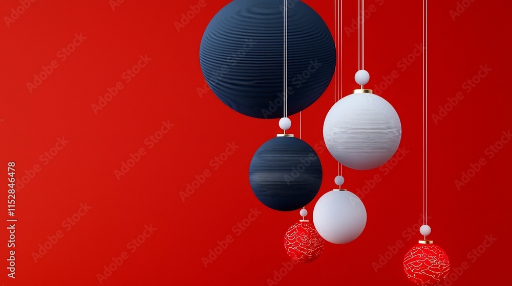 Poster minimalist and abstract chinese new year banner design with a festive text placeholder the features 