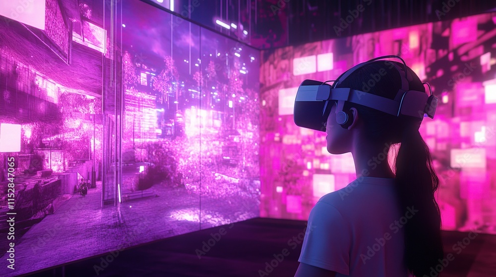 Poster virtual reality design testing in an immersive environment