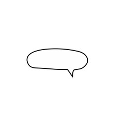 blank speech bubble