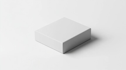 White Blank Box Mockup