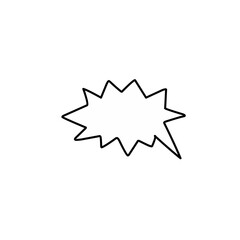 blank speech bubble