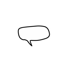 blank speech bubble