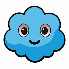 cloud cartoon vector illustration
