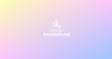 Abstract gradient pastel rainbow color,melon,deep champagne,very pale yellow,tea green,waterspout,baby blue eyes,vodka,brilliant lavender.Sky background, vector illustration.
