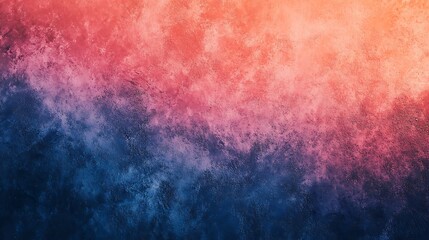 Fototapeta premium Vibrant Digital Painting: Abstract Warm-Cool Gradient Texture. AI Generated