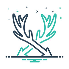 Obraz premium Mix icon for hunting