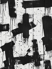 Obraz premium Grunge urban wall with vintage texture and torn poster effect