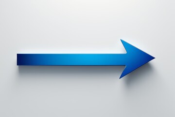 blue arrow arrow on white background