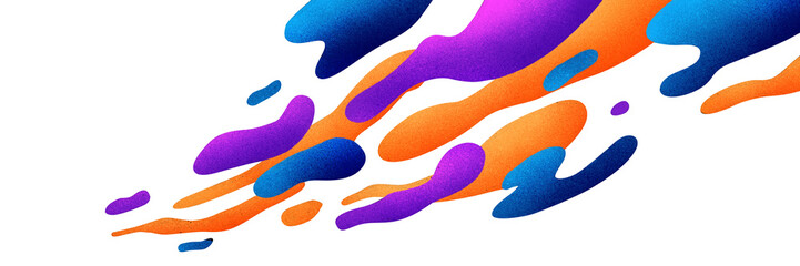 Obraz premium Pastel shape colors with grainy texture