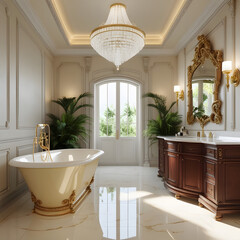 bathroom with tiles