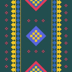 native pattern native pattern Designed for native style geometric shape background fabric carpet ikat tribal batik vector illustration pattern
