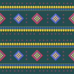 native pattern native pattern Designed for native style geometric shape background fabric carpet ikat tribal batik vector illustration pattern