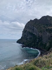 coast of jeju island sea