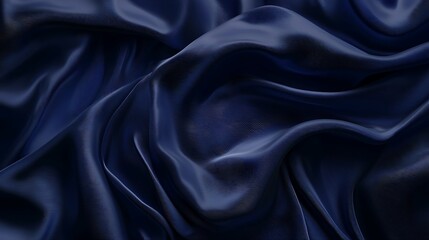 Obraz premium A blue fabric with a pattern of waves