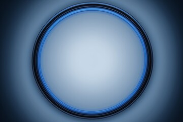 blue circle on black background