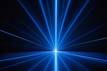 blue light rays background