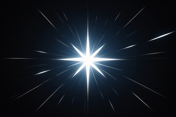 Fototapeta premium a star burst with a black background