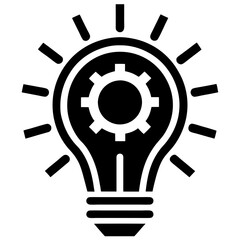 light bulb icon illustration