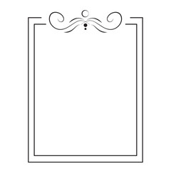 elegant frame vintage minimalist