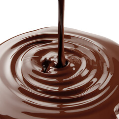 melted chocolate swirl