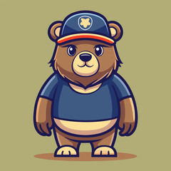 bear vector illustration