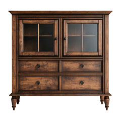 Wooden display cabinet stylish home organization