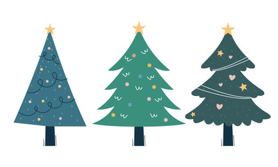 Cartoon christmas ugly sweaters colection