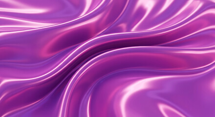 Fototapeta premium Glossy Purple Waves
