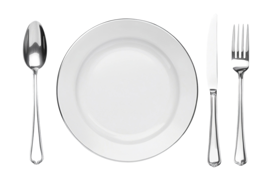 Elegant Table Setting with Cutlery