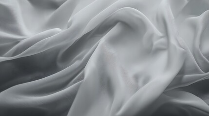 A white fabric with a pattern of zigzags