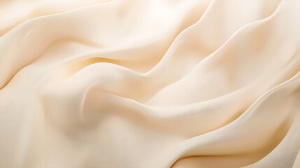 Obraz premium A white fabric with a wave pattern