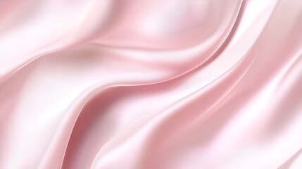 Obraz premium A pink fabric with a wave pattern