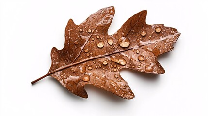 Naklejka premium Leaf drops
