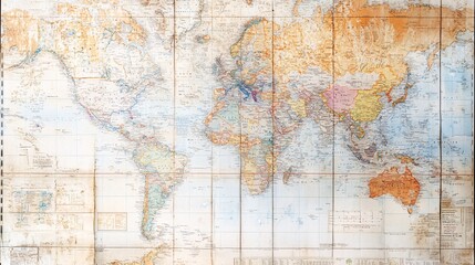 Obraz premium Vintage map